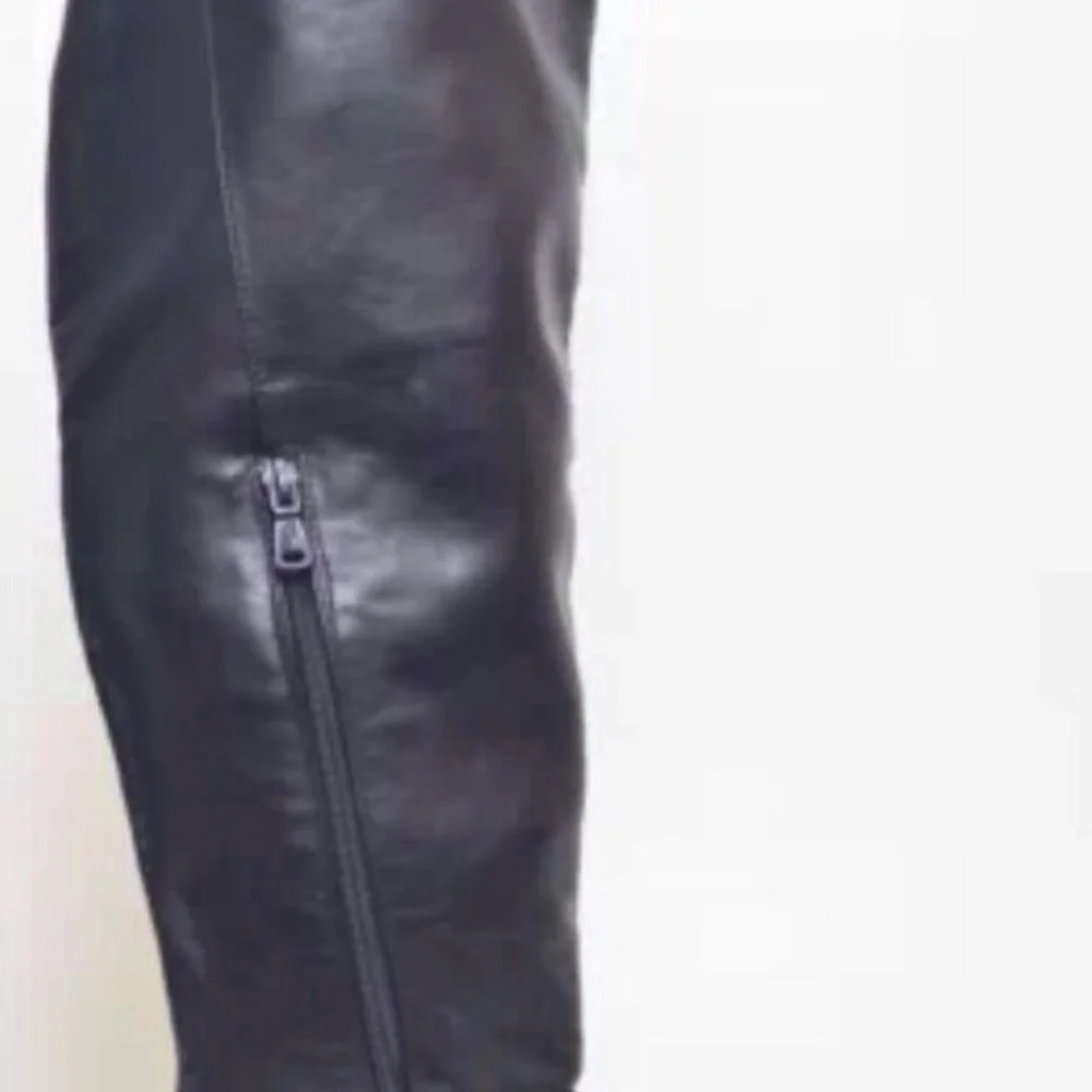 Woman’s New Report Gale Thigh High Zipper Black Bo